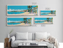 Contagem, Brazil Panoramic Canvas Print, Contagem, Brazil Painting, Brazil Art, Contagem Travel Poster, Travel Art, Guest Room Painting