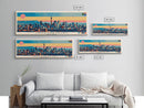 Johannesburg, South Africa Panoramic Canvas Print, Johannesburg, South Africa Painting, South Africa Art, Johannesburg Travel Poster, Travel Art, Guest Room Painting