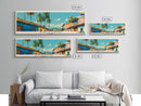Sincelejo, Colombia Panoramic Canvas Print, Sincelejo, Colombia Painting, Colombia Art, Sincelejo Travel Poster, Travel Art, Living Room Painting