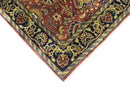 Maroon Traditional Persian Hand Knotted Wool Area Rug - 3x12