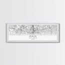 Panoramic Atlanta City Map, Georgia Art, Map Print, Minimalist Wall Art, Canvas Art, Housewarming Gift, Street Map Art, Closing Gift