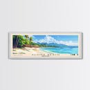 Alona Beach, Philippines Panoramic Print, Vacation Gift, Philippines Wall Art, Vacation Wall Art, Vacatation Memories, Beach Decor, Beach Or Lakehouse Art