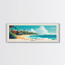 Canggu Beach, Indonesia Panoramic Print, Vacation Gift, Indonesia Wall Art, Beach Painting, Beach Decor, Beach Or Lakehouse Art
