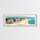 Cape May, New Jersey Panoramic Beach Print, Vacation Gift, New Jersey Wall Art, Beach Painting, Beach Decor, Beach Painting