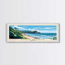 Costa Ballena, Costa Rica Panoramic Beach Print, Vacation Gift, Costa Rica Wall Art, Framed Canvas Print, Framed Beach Painting