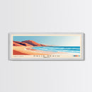 Dalia Beach, Morocco Panoramic Beach Print, Vacation Gift, Morocco Wall Art, Beach Painting, Beach Decor, Beach Painting