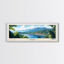 Flores, Indonesia Panoramic Beach Print, Vacation Gift, Indonesia Wall Art, Beach Painting, Beach Decor, Beach Painting