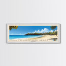 Folkestone Beach, Barbados Panoramic Print, Vacation Gift, Barbados Wall Art, Beach Painting, Beach Decor, Beach Or Lakehouse Art