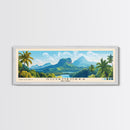 Goyambokka, Sri Lanka Panoramic Print, Vacation Gift, Sri Lanka Wall Art, Beach Painting, Beach Decor, Large Wall Art, Wood Frame Art