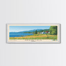 Grand Isle, Vermont Panoramic Print, Vacation Gift, Vermont Wall Art, Vacation Wall Art, Vacatation Memories, Beach Decor, Beach Or Lakehouse Art