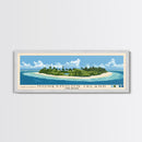 Honeymoon Island, Cook Islands Panoramic Print, Vacation Gift, Cook Islands Wall Art, Vacation Wall Art, Vacatation Memories, Beach Decor, Beach Or Lakehouse Art