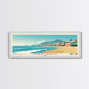 Huanchaco, Peru Panoramic Print, Vacation Gift, Peru Wall Art, Beach Painting, Beach Decor, Large Wall Art, Wood Frame Art