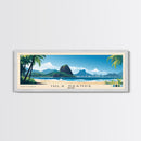 Ihla Grande, Brazil Panoramic Print, Vacation Gift, Brazil Wall Art, Beach Painting, Beach Decor, Large Wall Art, Wood Frame Art