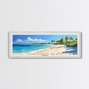 Junkanoo Beach, Bahamas Panoramic Print, Vacation Gift, Bahamas Wall Art, Vacation Wall Art, Vacatation Memories, Beach Decor, Beach Or Lakehouse Art