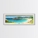 Little Bay, Anguila Panoramic Print, Vacation Gift, Anguila Wall Art, Beach Painting, Beach Decor, Large Wall Art, Wood Frame Art
