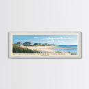 Long Beach Island, New Jersey Panoramic Print, Vacation Gift, New Jersey Wall Art, Beach Painting, Beach Decor, Beach Or Lakehouse Art