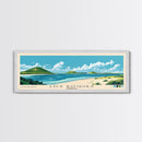 Los Roques, Venezuela Panoramic Beach Print, Vacation Gift, Venezuela Wall Art, Beach Painting, Beach Decor, Beach Painting