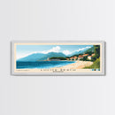 Lucice Beach, Montenegro Panoramic Print, Vacation Gift, Montenegro Wall Art, Vacation Wall Art, Vacatation Memories, Beach Decor, Beach Or Lakehouse Art