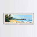 Mararikulam Beach, India Panoramic Print, Vacation Gift, India Wall Art, Beach Painting, Beach Decor, Large Wall Art, Wood Frame Art
