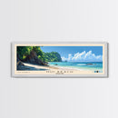 Nui Beach, Thailand Panoramic Print, Vacation Gift, Thailand Wall Art, Beach Painting, Beach Decor, Beach Or Lakehouse Art
