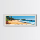 Patnem Beach, Goa, India Panoramic Print, Vacation Gift, Goa, India Wall Art, Beach Painting, Beach Decor, Large Wall Art, Wood Frame Art