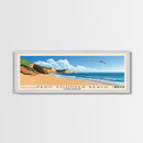 Pedn Vounder Beach, United Kingdom Panoramic Beach Print, Vacation Gift, United Kingdom Wall Art, Beach Painting, Beach Decor, Beach Painting