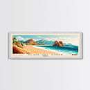 Playa del Amor, Mexico Panoramic Beach Print, Vacation Gift, Mexico Wall Art, Beach Painting, Beach Decor, Beach Painting