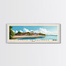 Porto de Galinhas, Brazil Panoramic Print, Vacation Gift, Brazil Wall Art, Beach Painting, Beach Decor, Large Wall Art, Wood Frame Art