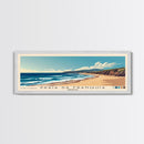 Praia da Franquia, Portugal Panoramic Print, Vacation Gift, Portugal Wall Art, Beach Painting, Beach Decor, Beach Or Lakehouse Art