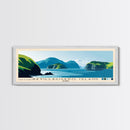 Revillagigedo Island, Alaska Panoramic Print, Vacation Gift, Alaska Wall Art, Beach Painting, Beach Decor, Large Wall Art, Wood Frame Art