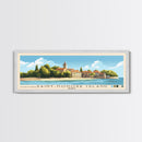 Saint-Honoré Island, France Panoramic Beach Print, Vacation Gift, France Wall Art, Framed Canvas Print, Framed Beach Painting