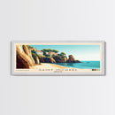 Saint Michael, Portugal Panoramic Print, Vacation Gift, Portugal Wall Art, Beach Painting, Beach Decor, Large Wall Art, Wood Frame Art