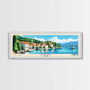 Sipar, Croatia Panoramic Beach Print, Vacation Gift, Croatia Wall Art, Framed Canvas Print, Framed Beach Painting