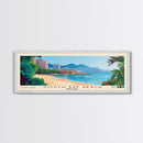 South Bay Beach, Hong Kong Panoramic Beach Print, Vacation Gift, Hong Kong Wall Art, Framed Canvas Print, Framed Beach Painting