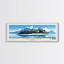 Tuba Island, Malasyia Panoramic Print, Vacation Gift, Malasyia Wall Art, Beach Painting, Beach Decor, Beach Or Lakehouse Art
