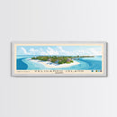 Veligandu Island, Maldives Panoramic Beach Print, Vacation Gift, Maldives Wall Art, Beach Painting, Beach Decor, Beach Painting