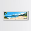 Wailoaloa Beach, Fiji Panoramic Print, Vacation Gift, Fiji Wall Art, Beach Painting, Beach Decor, Large Wall Art, Wood Frame Art