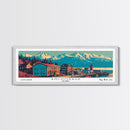 Anchorage Alaska Panoramic Travel Poster Canvas Print