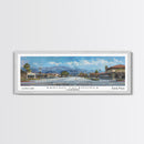 Rancho Cucamonga California Panoramic Print, Stylish Framed Canvas Print, Travel Poster Art, Home Decor, Office Wall Art