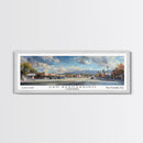 San Bernardino California Panoramic Print, Elegant Framed Canvas Print, City Travel Poster, Home Decoration, Wall Art