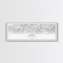 Panoramic Dublin City Map, Ireland Art, Map Print, Minimalist Wall Art, Canvas Art, Housewarming Gift, Street Map Art, Closing Gift