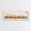 Bordeaux France Panoramic Travel Poster, Framed Canvas Print or Metal Wall Art, Travel Art, Home Decor, Panoramic Painting, Midcentury Art