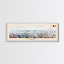 Craiova Romania Travel Print Wall Art, Panoramic City Art, Travel Art, Wall Decor, Vacation Gift, Framed Canvas Print Or Metal Art