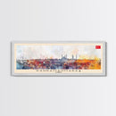 Kahramanmaras Turkey Panoramic Travel Poster, Framed Canvas Print or Metal Wall Art, Travel Art, Home Decor, Panoramic Painting, Midcentury Art
