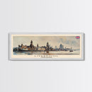 Liverpool United Kingdom Travel Art, City Art, Framed Canvas Print or Metal Wall Art, Europe Travel Poster, Panoramic Wall Art, Extra Wide Wall Art