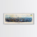 Luhansk Ukraine Wall Art, Panoramic Travel Poster, Panoramic Framed Canvas Print, City Wall Art, Wall Hanging Home Decor, Travel Art