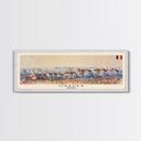 Oradea Romania Travel Print Wall Art, Panoramic City Art, Travel Art, Wall Decor, Vacation Gift, Framed Canvas Print Or Metal Art