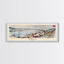 Oslo Norway Travel Art, City Art, Framed Canvas Print or Metal Wall Art, Europe Travel Poster, Panoramic Wall Art, Extra Wide Wall Art