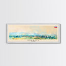 Preov Slovakia Wall Art, Panoramic Travel Poster, Panoramic Framed Canvas Print, City Wall Art, Wall Hanging Home Decor, Travel Art