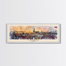 Trnava Slovakia Wall Art, Panoramic Travel Poster, Panoramic Framed Canvas Print, City Wall Art, Wall Hanging Home Decor, Travel Art